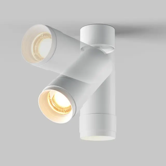 Накладной точечный светильник Maytoni FOCUS ZOOM — белый, ракурс 2
