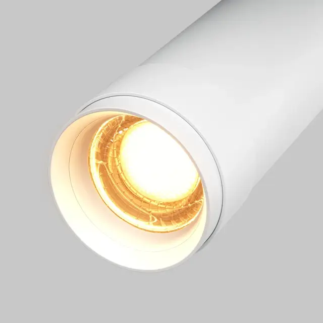 Накладной точечный светильник Maytoni FOCUS ZOOM — белый, ракурс 3