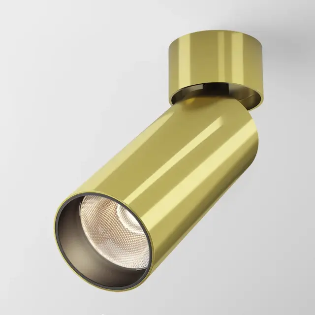 Накладной точечный светильник Maytoni FOCUS LED — латунь