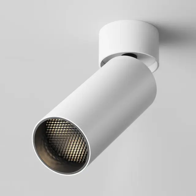 Накладной точечный светильник Maytoni FOCUS LED — белый, ракурс 6