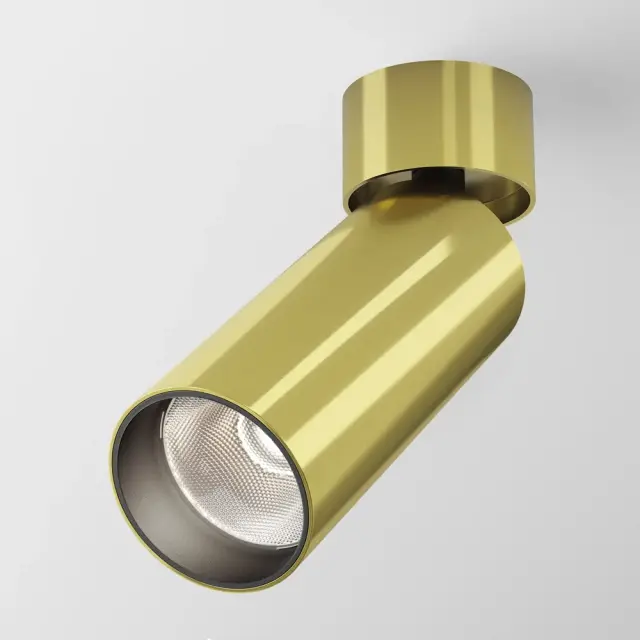 Накладной точечный светильник Maytoni FOCUS LED — латунь
