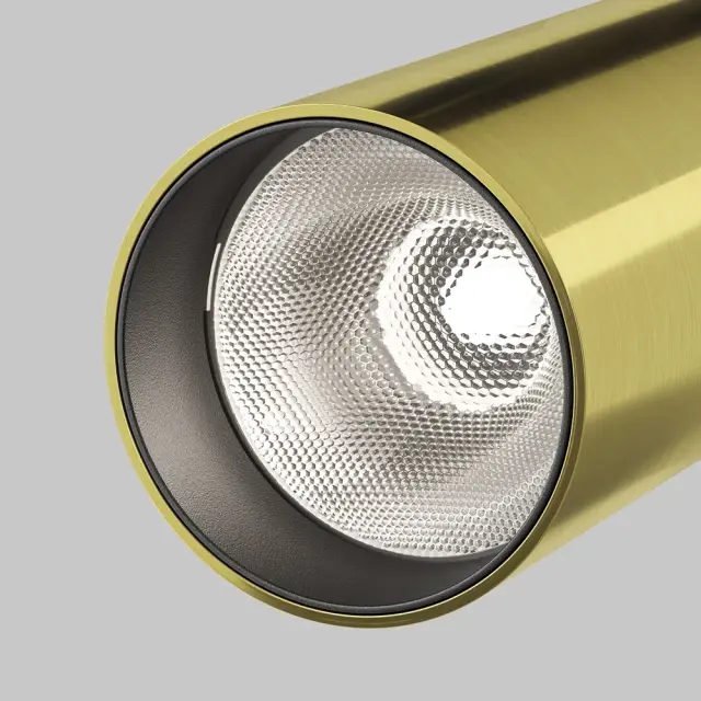 Накладной точечный светильник Maytoni FOCUS LED — латунь, ракурс 4