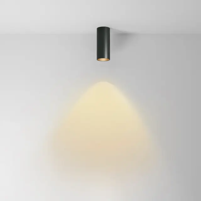 Накладной точечный светильник Maytoni FOCUS LED — черный, ракурс 3