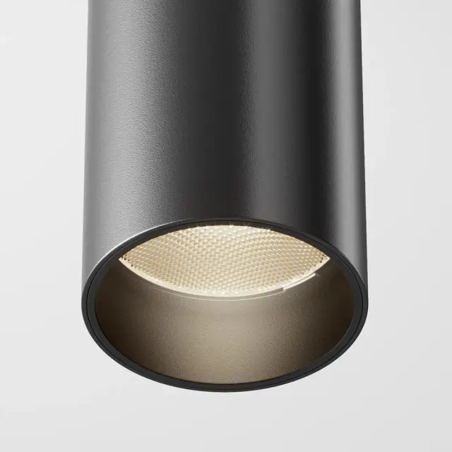 Накладной точечный светильник Maytoni FOCUS LED — черный, ракурс 2