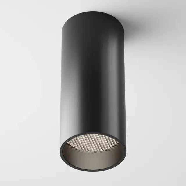 Накладной точечный светильник Maytoni FOCUS LED — черный, ракурс 6