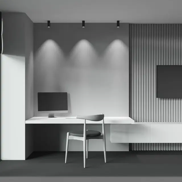 Накладной точечный светильник Maytoni FOCUS LED — черный, ракурс 6