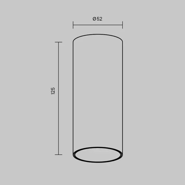 Накладной точечный светильник Maytoni FOCUS LED — черный, ракурс 8