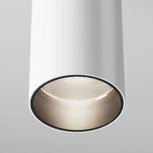 Накладной точечный светильник Maytoni FOCUS LED — белый, ракурс 3