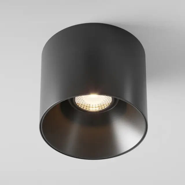 Накладной точечный светильник Maytoni ALFA LED — черный