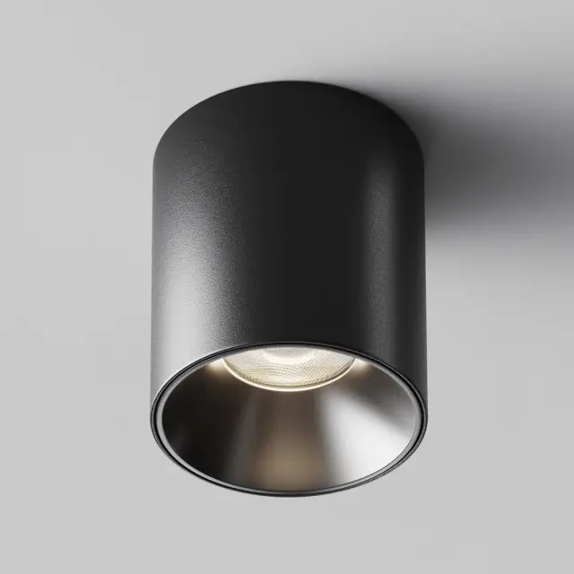 Накладной точечный светильник Maytoni ALFA LED — черный