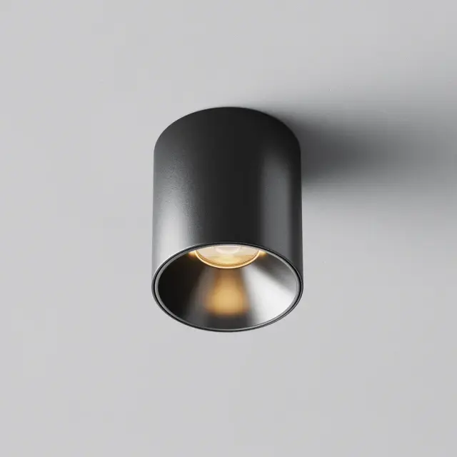 Накладной точечный светильник Maytoni ALFA LED — черный