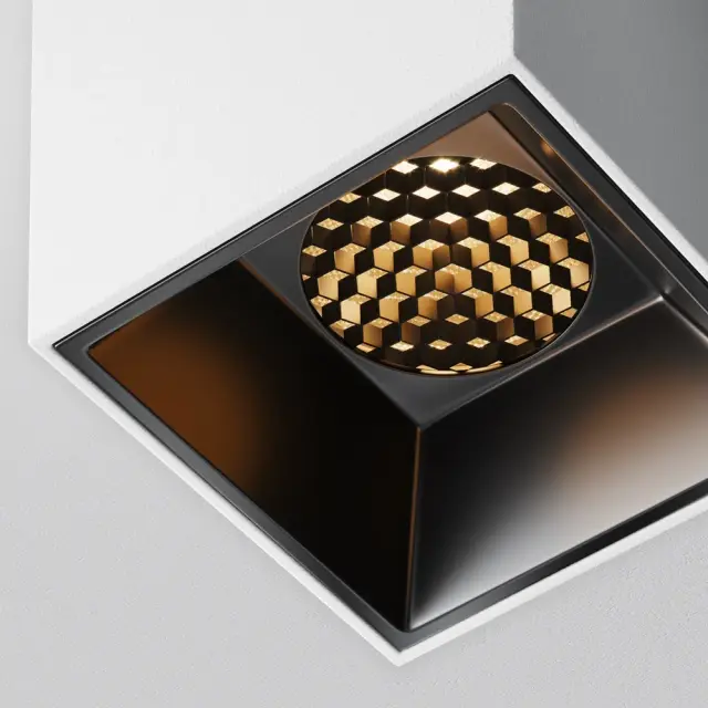 Накладной точечный светильник Maytoni ALFA LED — черный, ракурс 8
