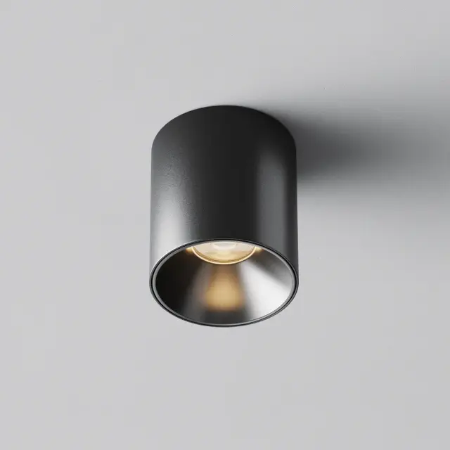 Накладной точечный светильник Maytoni ALFA LED — черный