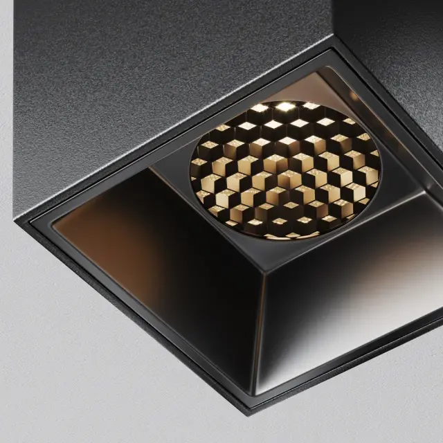 Накладной точечный светильник Maytoni ALFA LED — черный, ракурс 9
