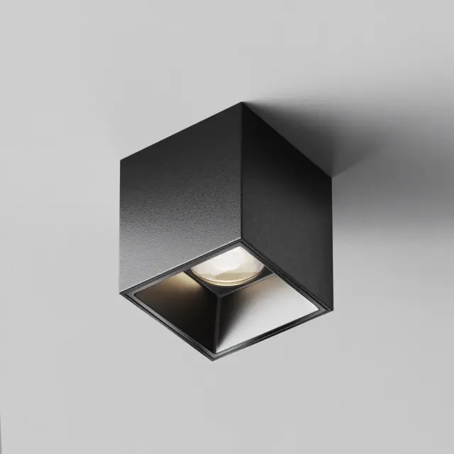 Накладной точечный светильник Maytoni ALFA LED — черный