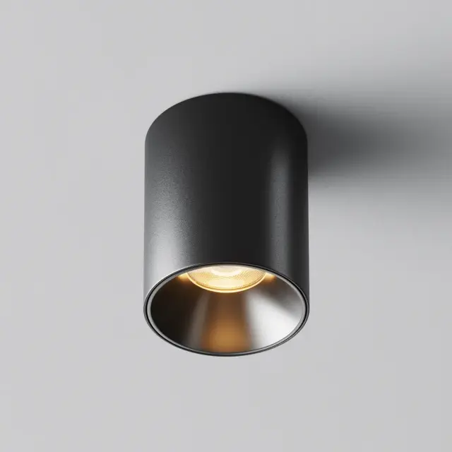 Накладной точечный светильник Maytoni ALFA LED — черный