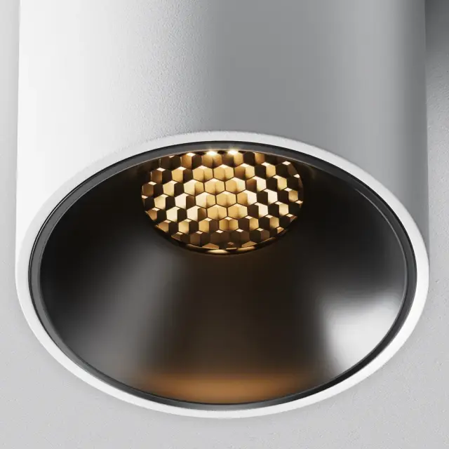 Накладной точечный светильник Maytoni ALFA LED — черный, ракурс 9