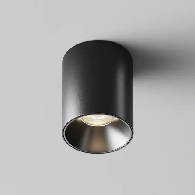 Накладной точечный светильник Maytoni ALFA LED — черный