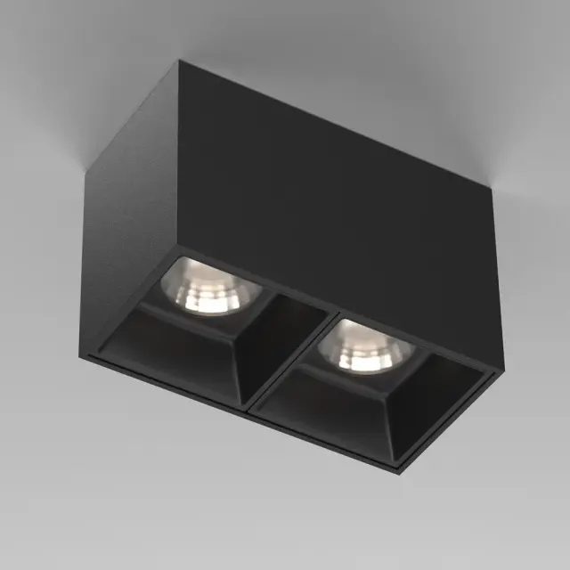 Накладной точечный светильник Maytoni ALFA LED — черный