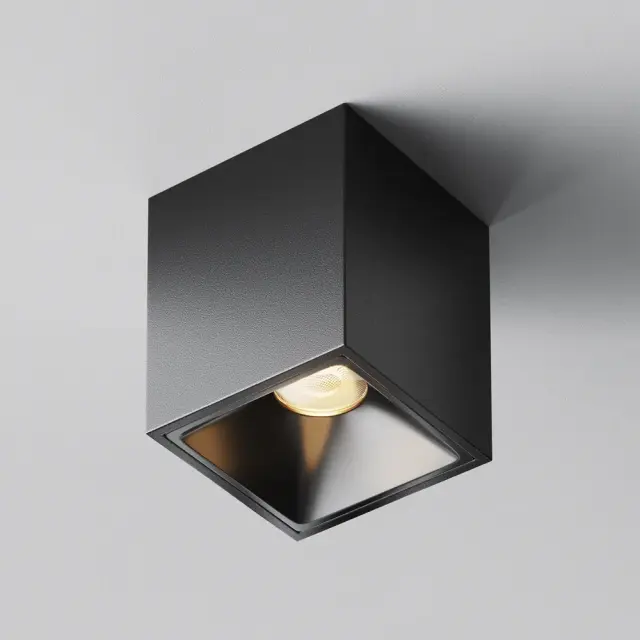 Накладной точечный светильник Maytoni ALFA LED — черный