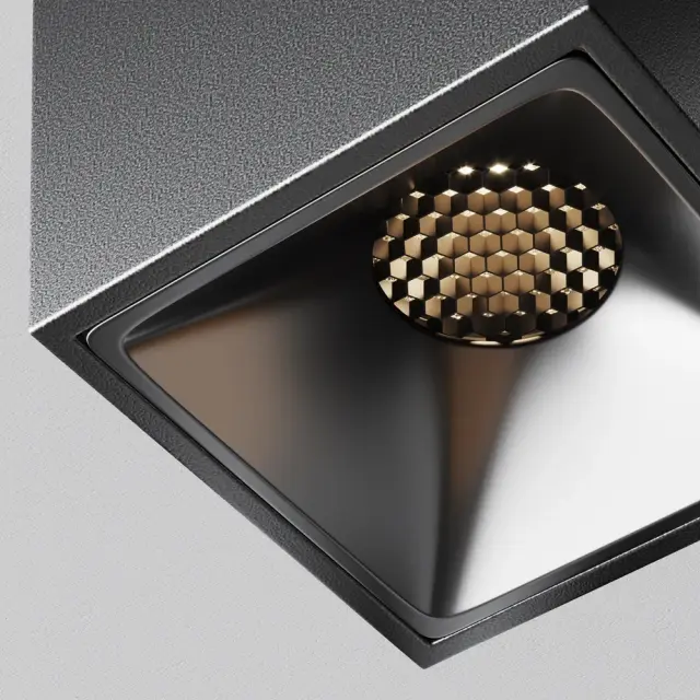 Накладной точечный светильник Maytoni ALFA LED — черный, ракурс 9