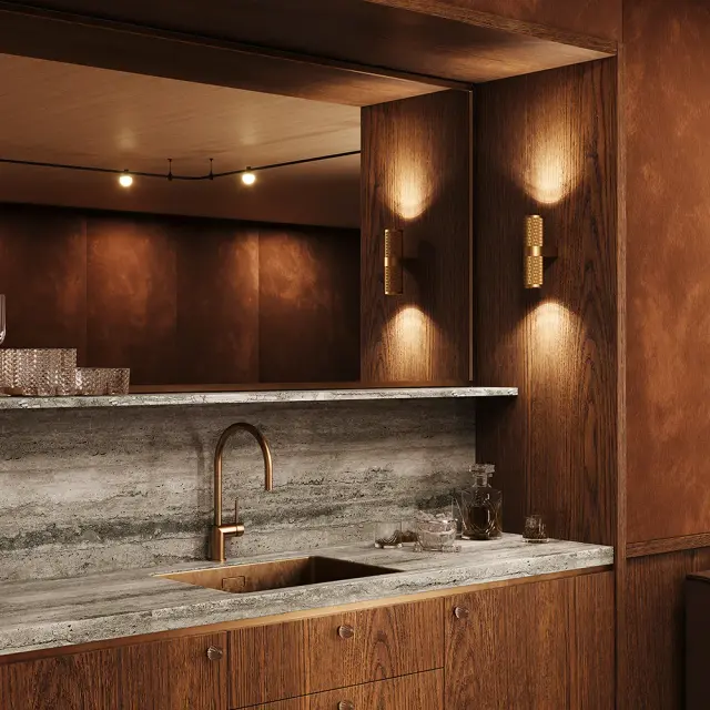 Накладное бра Maytoni FOCUS DESIGN — золотой, ракурс 8