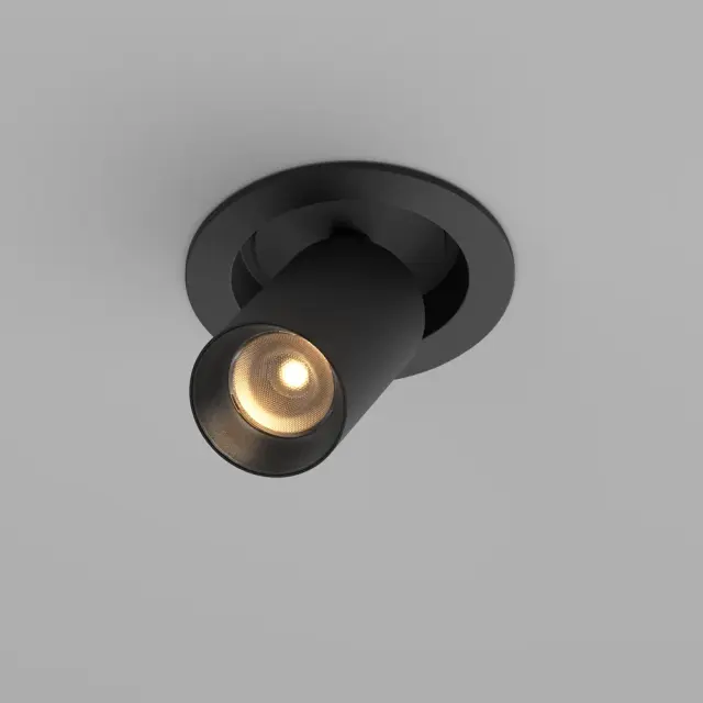 Встраиваемый точечный светильник Maytoni FOCUS LED — черный