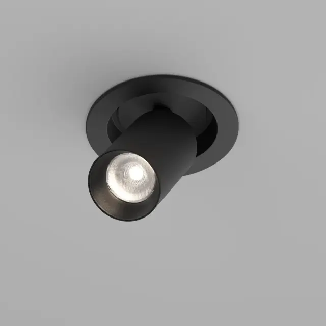 Встраиваемый точечный светильник Maytoni FOCUS LED — черный