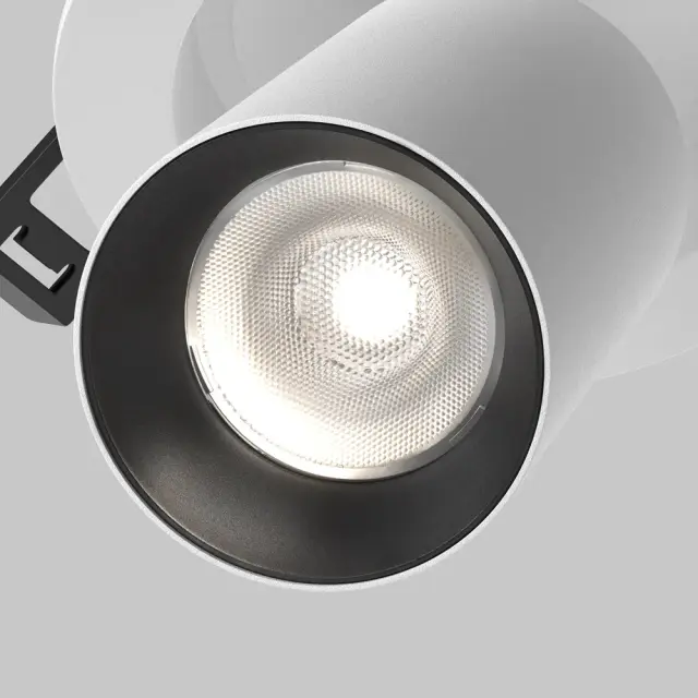 Встраиваемый точечный светильник Maytoni FOCUS LED — белый, ракурс 3