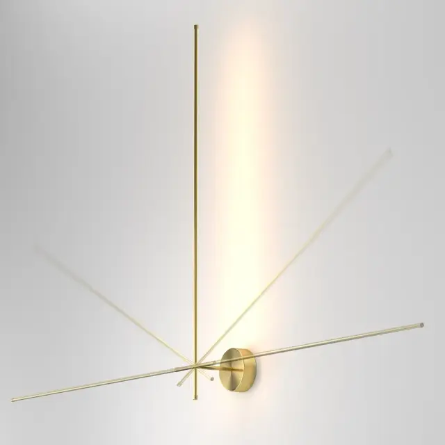 Накладное бра Maytoni ELEGANT — латунь, ракурс 3