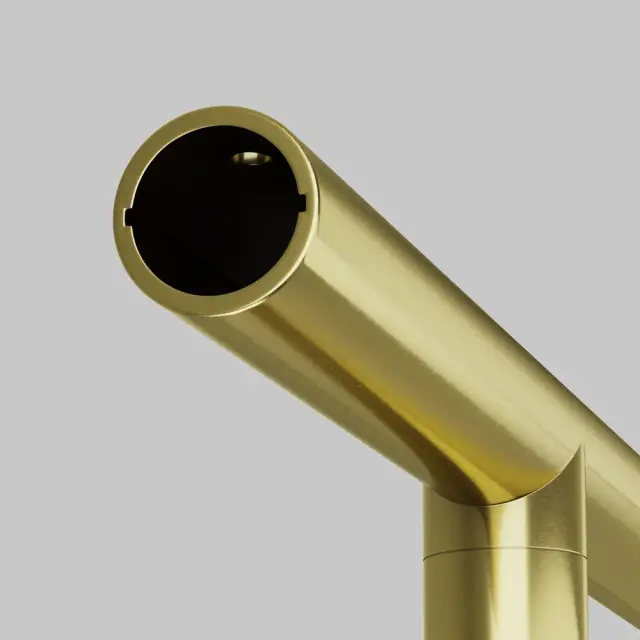 Трековый светильник Maytoni FOCUS LED — модульные, латунь, ракурс 4