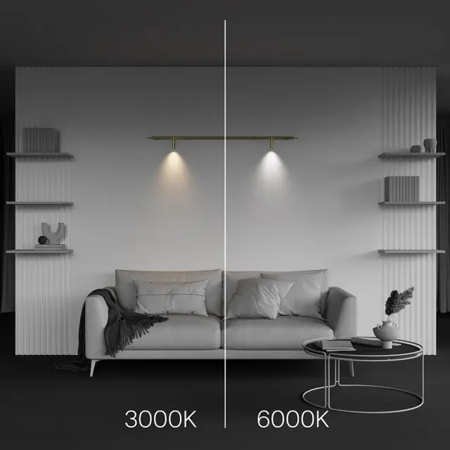 Трековый светильник Maytoni FOCUS LED — модульные, латунь, ракурс 6