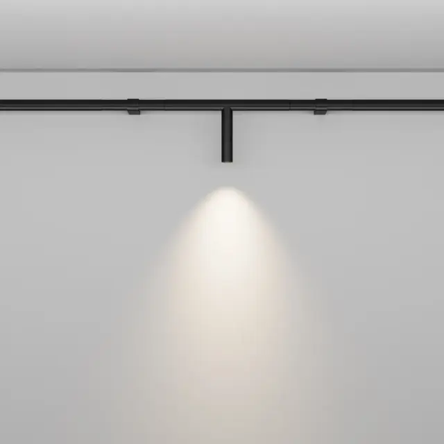 Трековый светильник Maytoni FOCUS LED — модульные, черный, ракурс 5