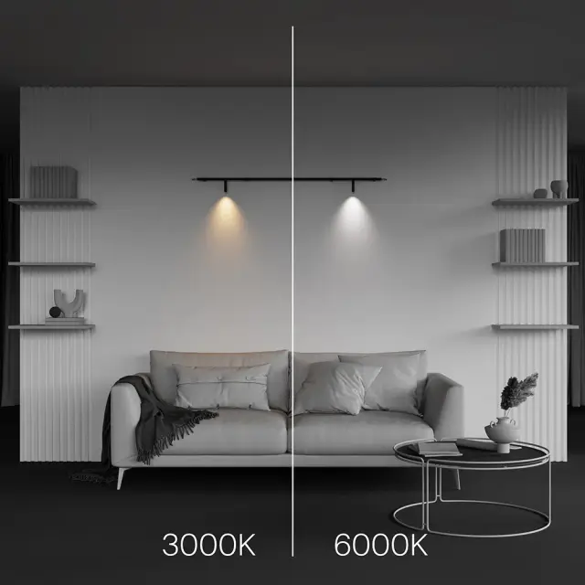 Трековый светильник Maytoni FOCUS LED — модульные, черный, ракурс 6