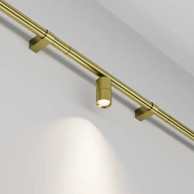 Трековый светильник Maytoni FOCUS LED — модульные, латунь