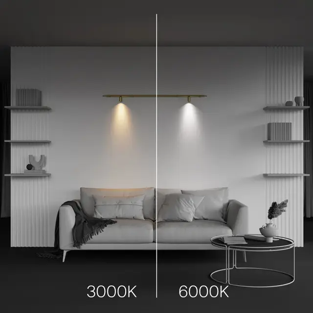 Трековый светильник Maytoni FOCUS LED — модульные, латунь, ракурс 7