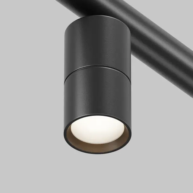 Трековый светильник Maytoni FOCUS LED — модульные, черный, ракурс 4