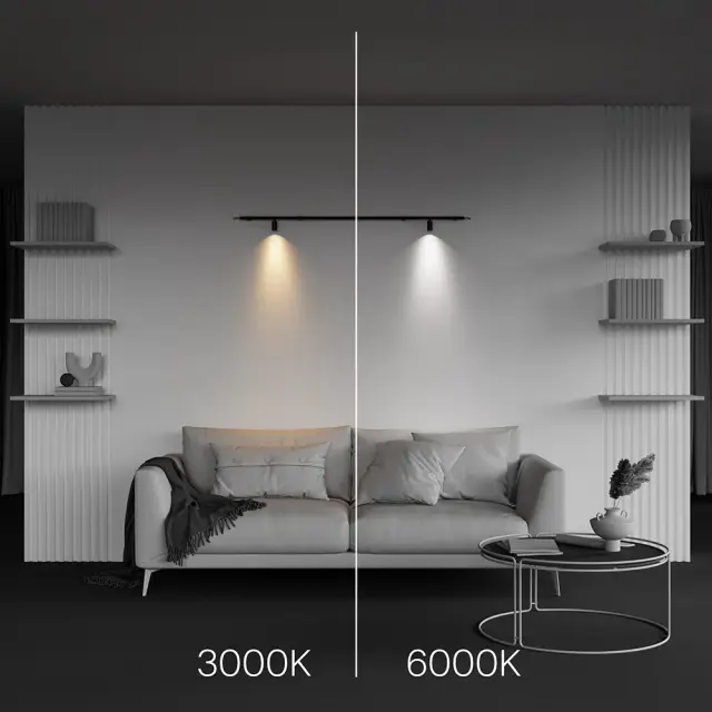 Трековый светильник Maytoni FOCUS LED — модульные, черный, ракурс 7