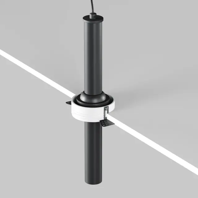 Встраиваемый точечный светильник Maytoni FOCUS T — черный, ракурс 3