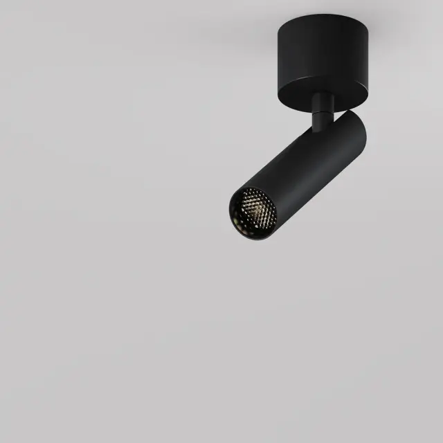 Накладной точечный светильник Maytoni FOCUS T — черный, ракурс 5