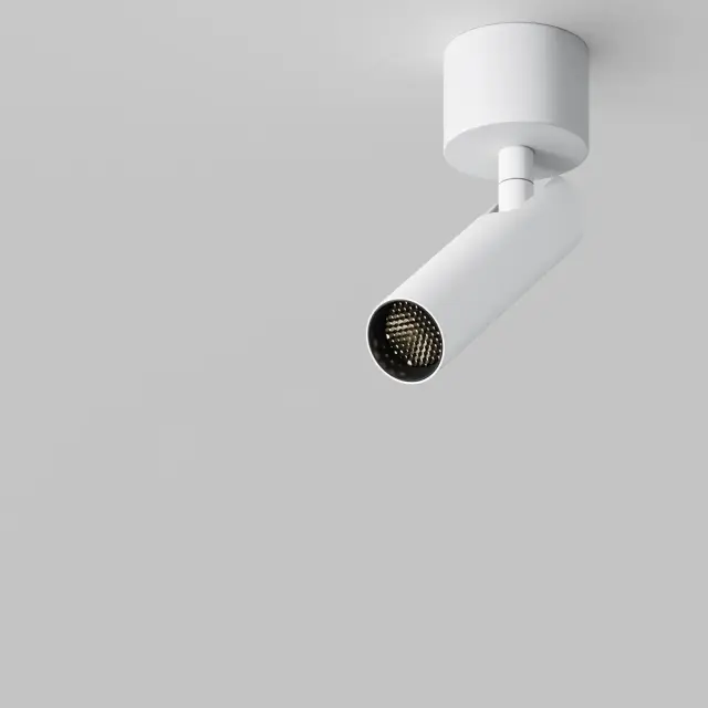 Накладной точечный светильник Maytoni FOCUS T — белый, ракурс 5