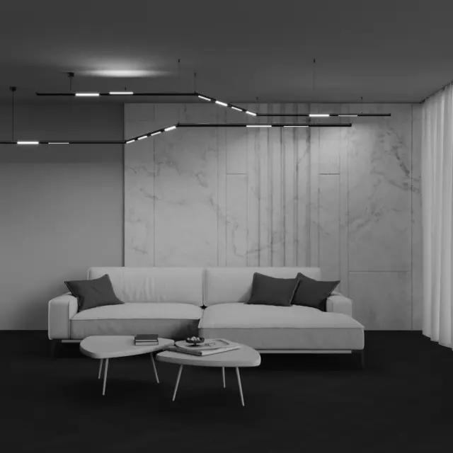 Трековый светильник Maytoni BASIS — модульные, черный, ракурс 7