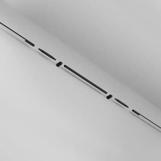 Коннектор Maytoni ACCESSORIES FOR SYSTEM AXITY — модульные, латунь, ракурс 2