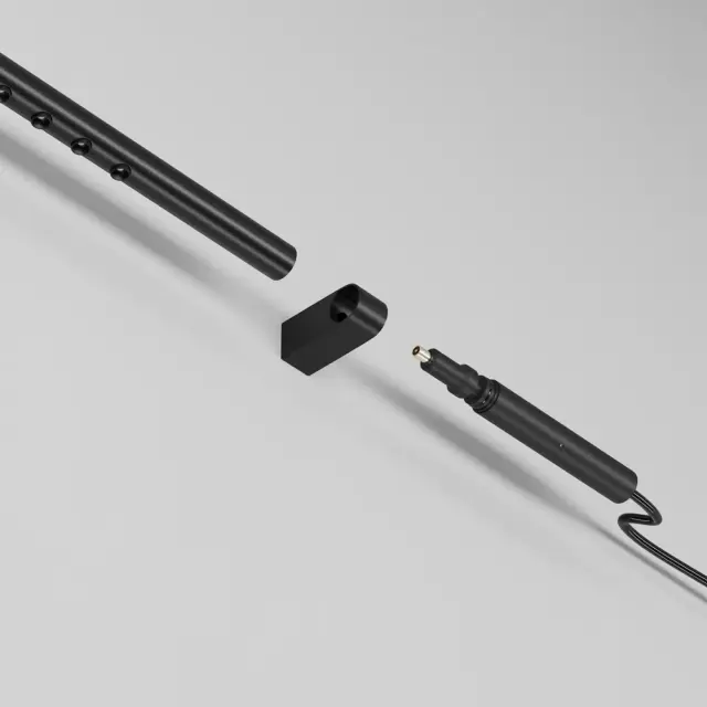 Ввод питания Maytoni ACCESSORIES FOR SYSTEM AXITY — модульные, черный, ракурс 2
