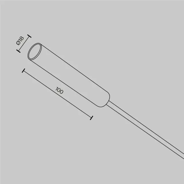 Ввод питания Maytoni ACCESSORIES FOR SYSTEM AXITY — модульные, латунь, ракурс 5