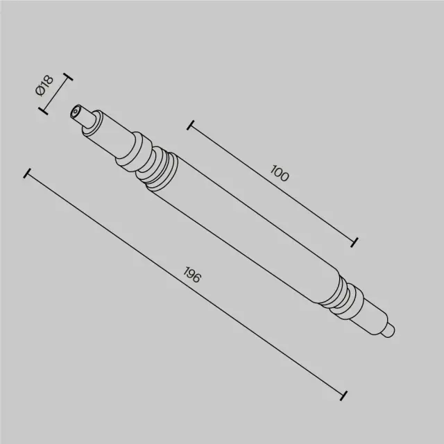 Коннектор Maytoni ACCESSORIES FOR SYSTEM AXITY — модульные, латунь, ракурс 5