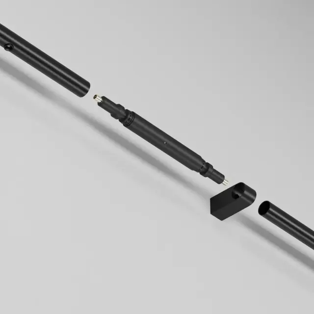 Коннектор Maytoni ACCESSORIES FOR SYSTEM AXITY — модульные, черный, ракурс 2