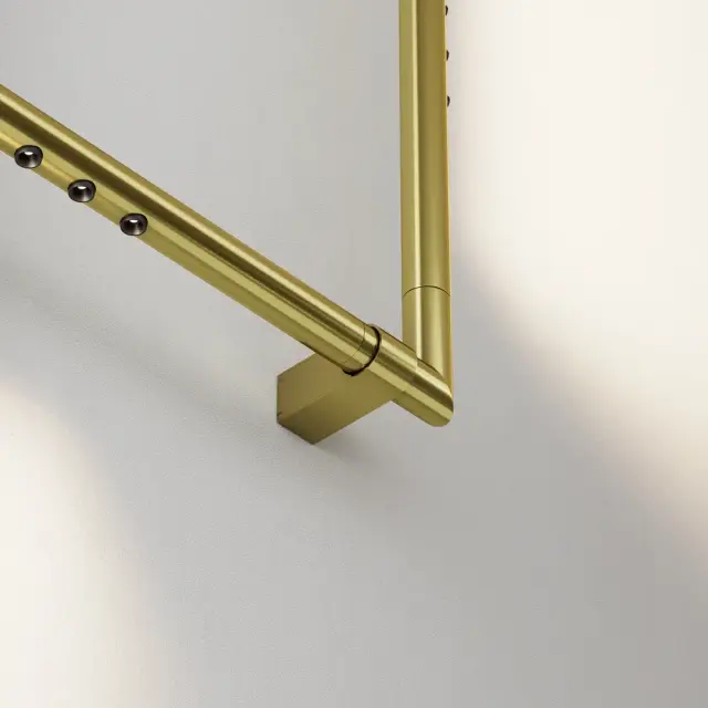 Коннектор Maytoni ACCESSORIES FOR SYSTEM AXITY — модульные, латунь, ракурс 3