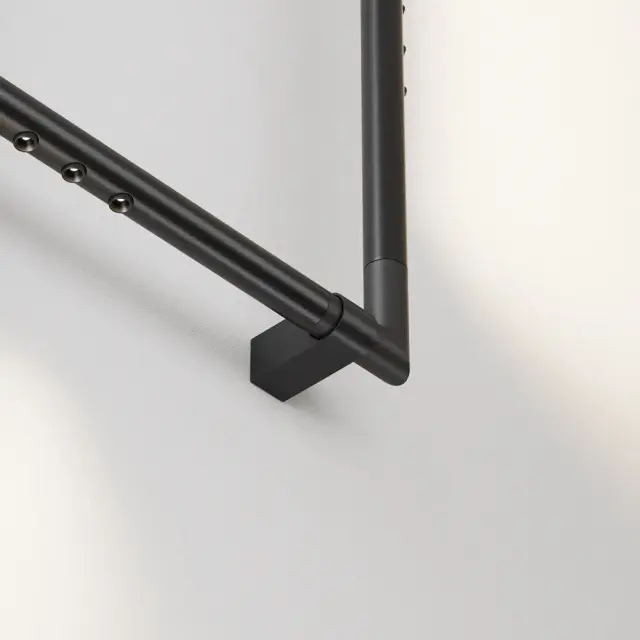 Коннектор Maytoni ACCESSORIES FOR SYSTEM AXITY — модульные, черный, ракурс 3