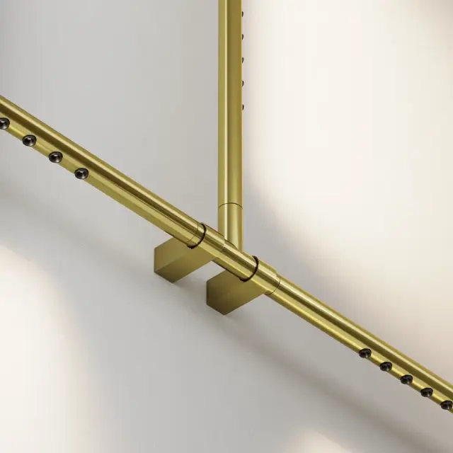 Коннектор Maytoni ACCESSORIES FOR SYSTEM AXITY — модульные, латунь, ракурс 3